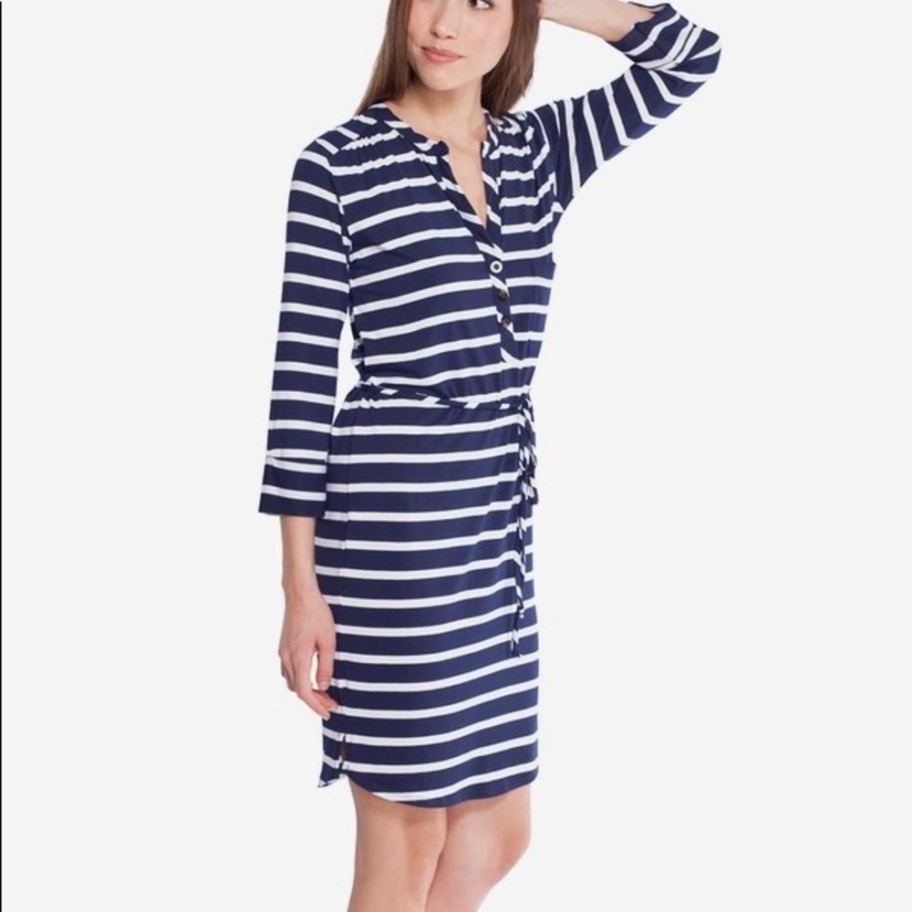 LAmade Striped waist tie dress